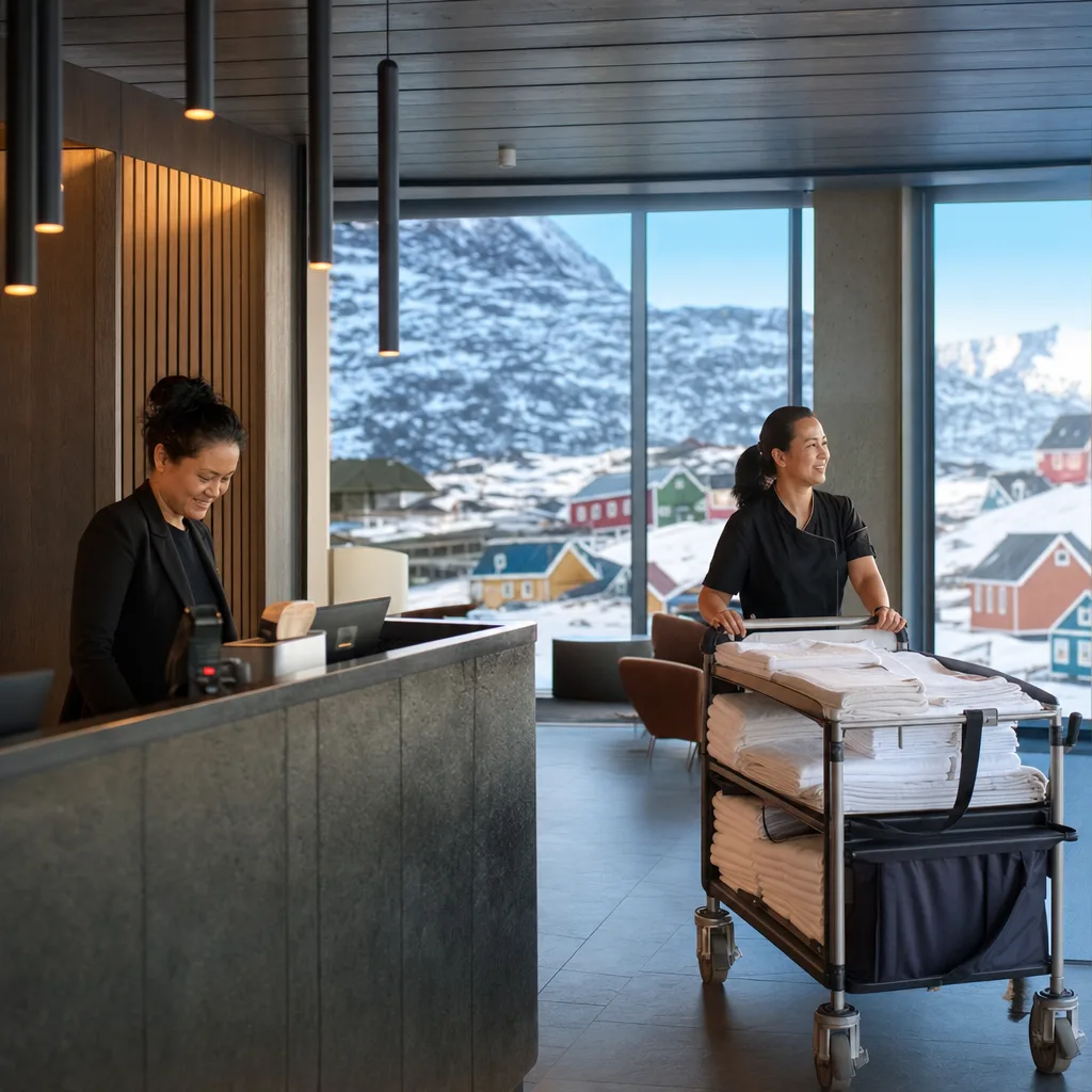 Job på hotel i Grønland: roller, krav og hverdagen
