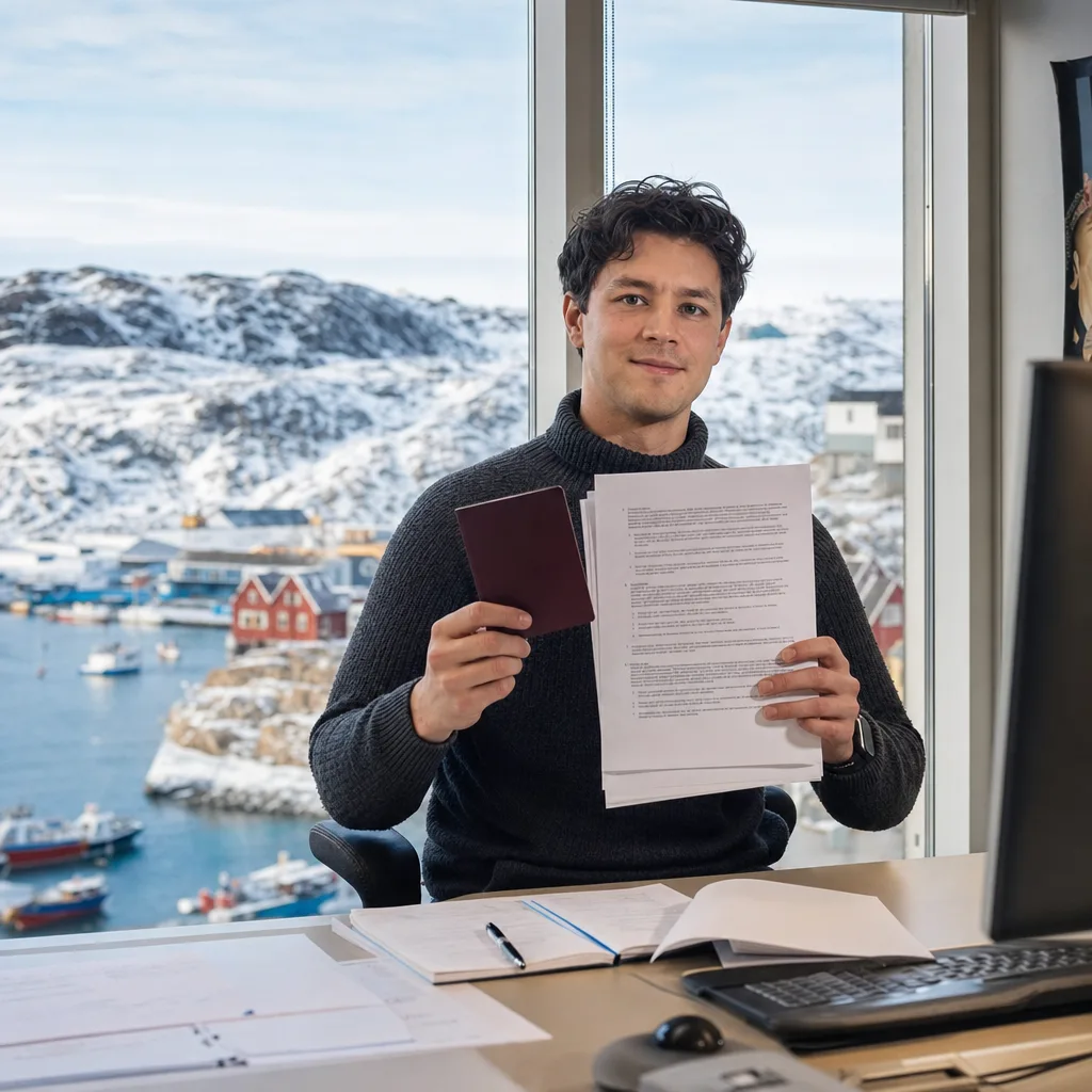 Sådan får du opholds- og arbejdstilladelse til Grønland