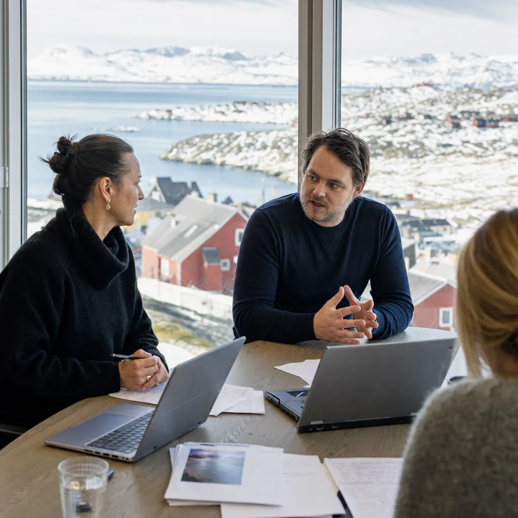 Sprog på jobbet i Grønland: grønlandsk, dansk og engelsk