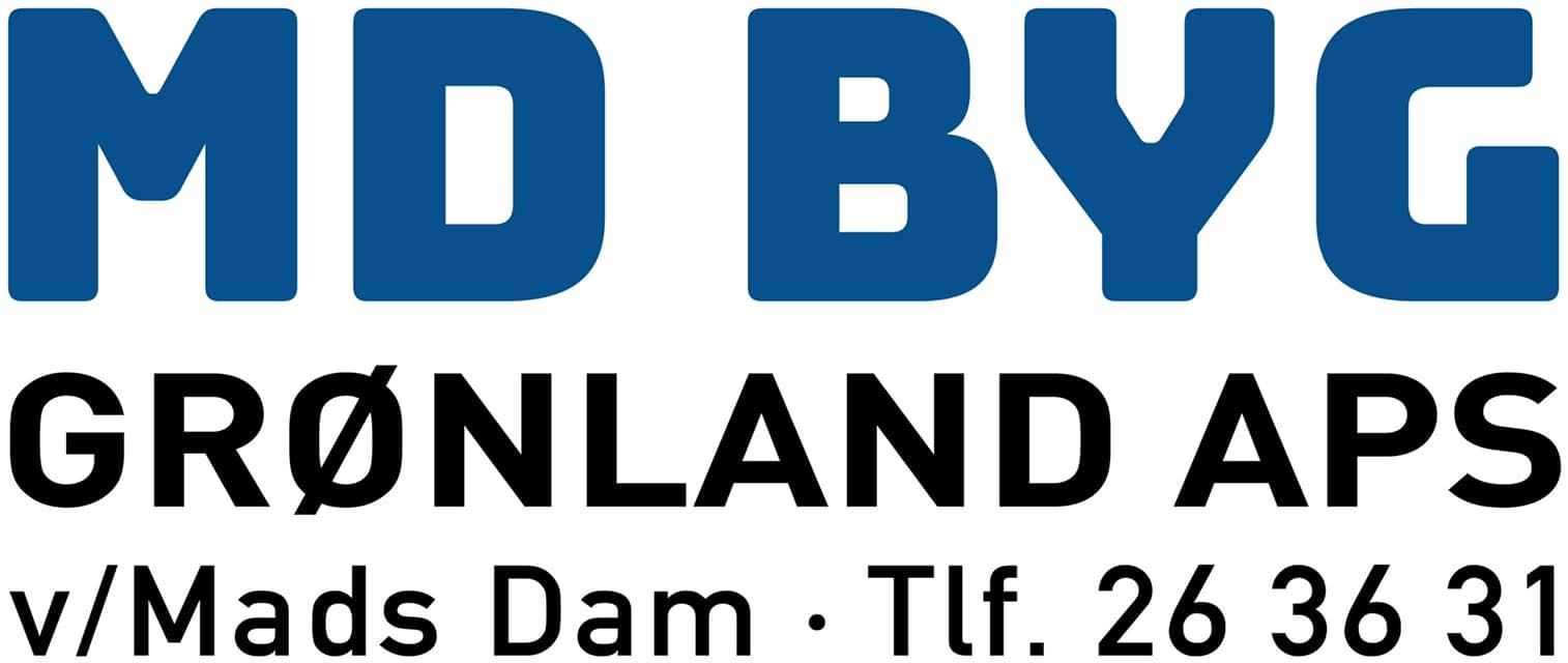 Logo MD Byg Grønland ApS